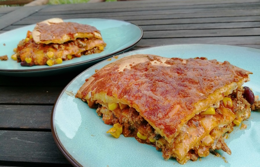 Feurig: Mexikanische Enchilada-Lasagne » flott-kochen.de